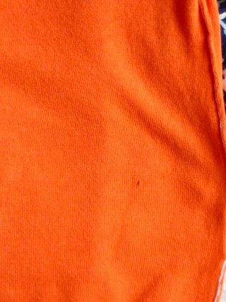 Top Zara Naranja Terracota Punto Fino