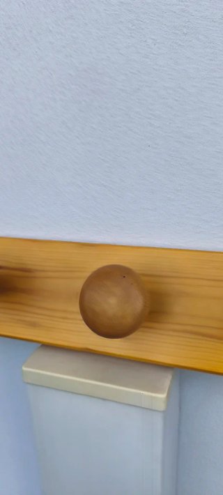 Appendiabiti da parete in legno cm.44x10