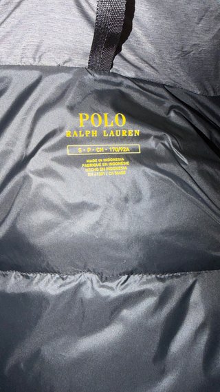 Polo Ralph Lauren Chaqueta de plumas gris