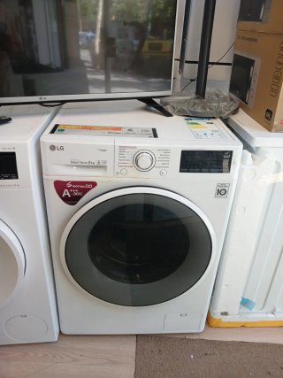 Lavadora LG CAPACIDAD 8 KILO RPM 1200 CLASE A +++