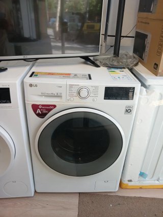 Lavadora LG CAPACIDAD 8 KILO RPM 1200 CLASE A +++