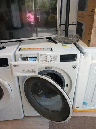 Lavadora LG CAPACIDAD 8 KILO RPM 1200 CLASE A +++