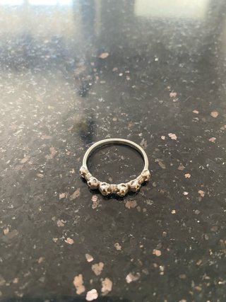 Anillo Unisex Calaveras Plata