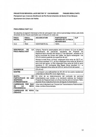 Terreno en venta en Llinars del Valles