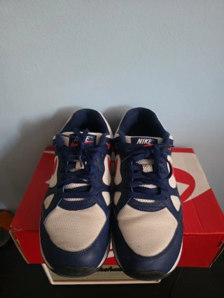Nike Air Span II Azul Marino/Rojo