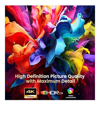 Proyector 4K Negro Nuevo con Trípode y Pantalla