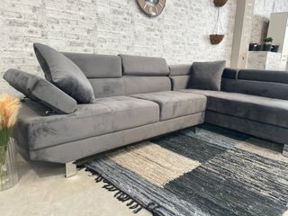 Sofá modular gris 262cm