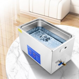 Limpiador Ultrasonido Profesional, Limpiador de Joyería Ultrasonico de 30 L con Temporizador Digital y Calentador, Limpiador Sónico Industrial de Acero Inoxidable 40kHz para Gafas, Relojes, Anillo...
