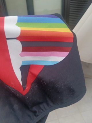 Traje de baño gay labios arcoíris - Used Gay