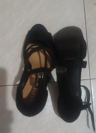Sandalias MARYPAZ Plataforma Negra Talla 41