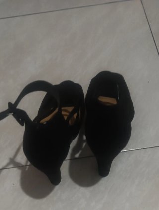 Sandalias MARYPAZ Plataforma Negra Talla 41