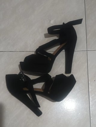 Sandalias MARYPAZ Plataforma Negra Talla 41