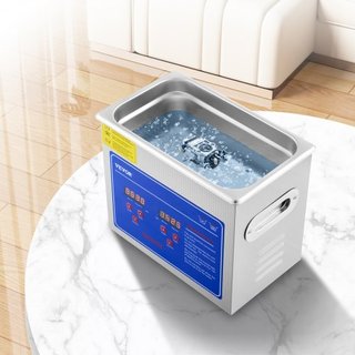 Limpiador Ultrasónico Profesional, Limpiador de Joyería Ultrasónico de 2.85 L con Temporizador Digital y Calentador, Limpiador Industrial de Acero Inoxidable de 40kHz para Gafas, Relojes, Anillos,...
