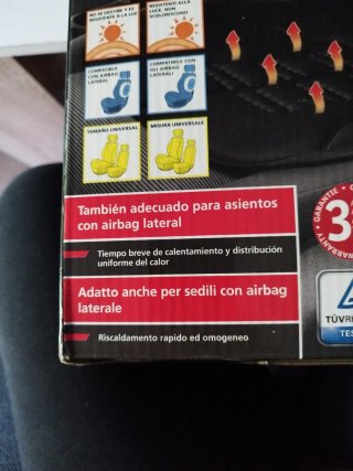 Cubreasiento Calefactor Coche Ultimate Speed