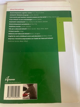 Autonomia personal i salut infantil, CFGS Educa...