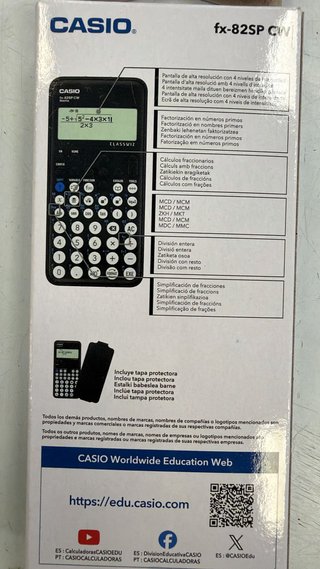 CALCULADORA CASIO FX-82 SPCW