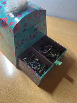 Caja Joyero Musical con Espejo