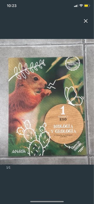 Biología y Geología 1 ESO anaya 3°trimestre