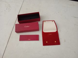Cartier Caja y Funda Roja