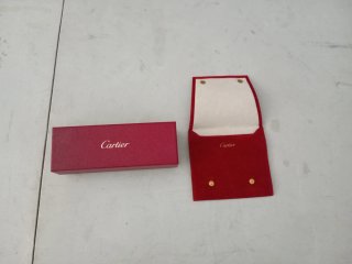 Cartier Caja y Funda Roja