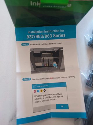 Set 4 cartucce rigenerate HP 937
