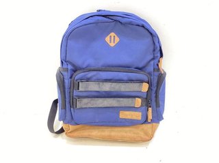 Mochila Alpaka Azul y Marrón