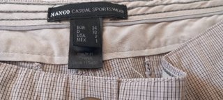 Pantalón cuadros Mango T.34