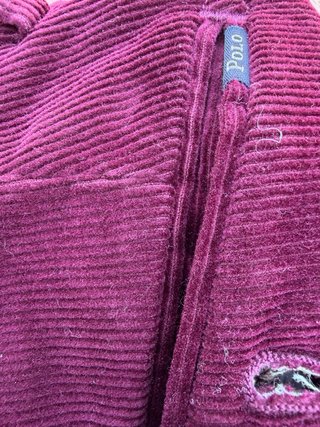 Pantaloni in velluto bordeaux Polo Ralph Lauren