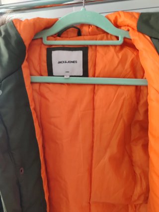Chaqueta Jack & Jones Talla M Verde Naranja