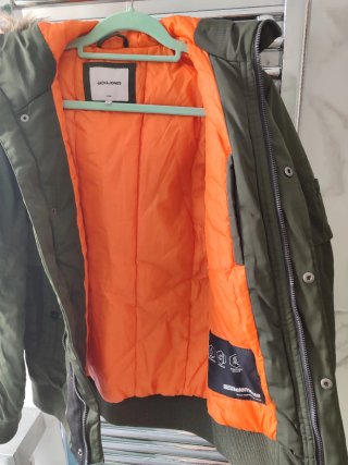 Chaqueta Jack & Jones Talla M Verde Naranja