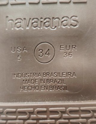 Havaianas sandali infradito blu taglia 36