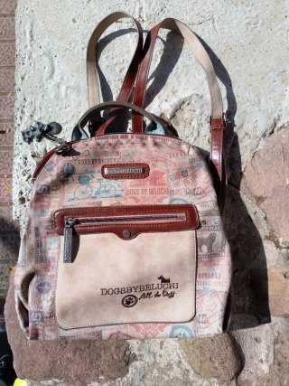 Bolso Mochila Dogs by Beluchi - Estilo Vintage