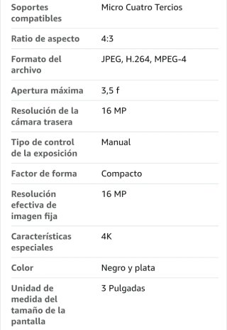 Panasonic Lumix DC-GX880KECS Cámara Evil 16MP