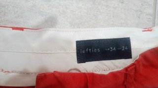 Pantalón wide leg rojo