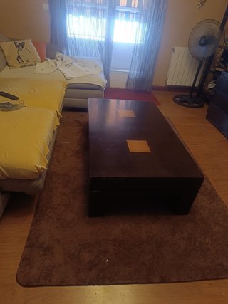 Mesa de centro de madera para salón