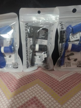 Ventiladores para móvil cada 1 vale 3 euros