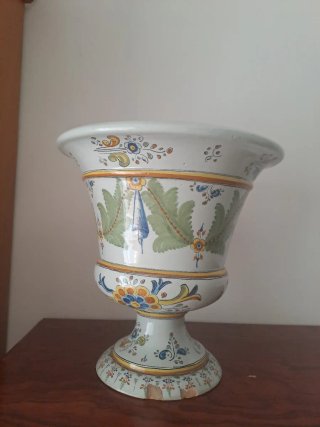 Grande Jarron Copa Cerámica Ruiz de Luna Talavera