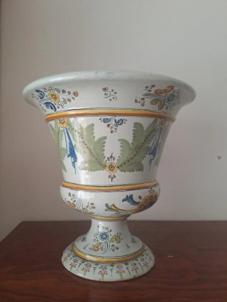 Grande Jarron Copa Cerámica Ruiz de Luna Talavera
