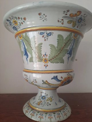 Grande Jarron Copa Cerámica Ruiz de Luna Talavera