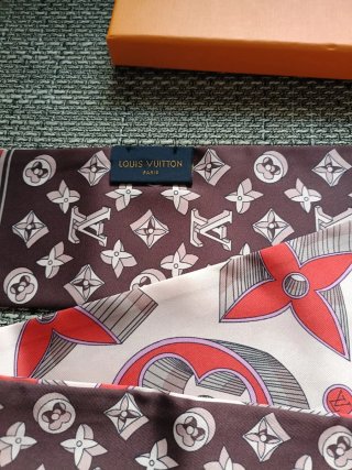Pañuelo Seda Louis Vuitton Multicolor