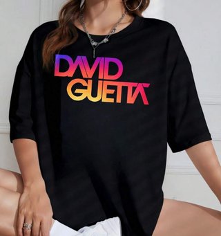 Camiseta unisex David Guetta Talla XL