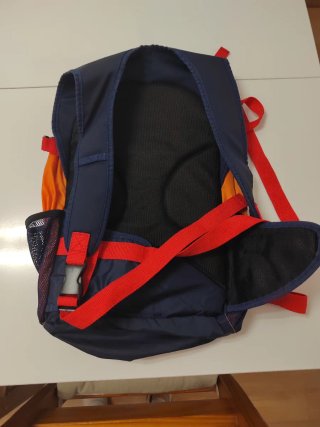 Mochila Vintage Repsol Naranja y Azul