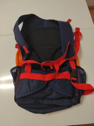 Mochila Vintage Repsol Naranja y Azul