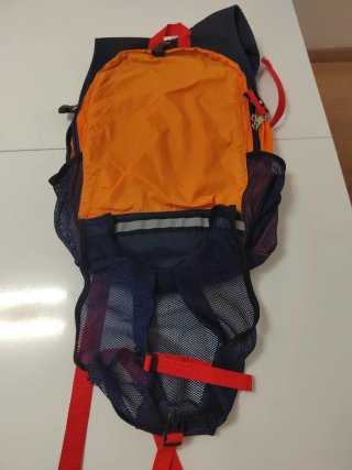 Mochila Vintage Repsol Naranja y Azul