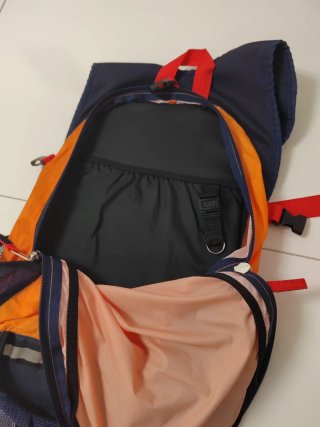 Mochila Vintage Repsol Naranja y Azul