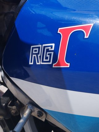 Suzuki RG 125 Sportbike Azul/Blanco
