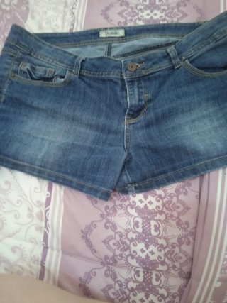 Pantalón mini vaquero Denim Life azul