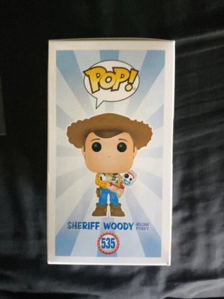 Funko Pop Sheriff Woody Holding Forky Toy Story 4