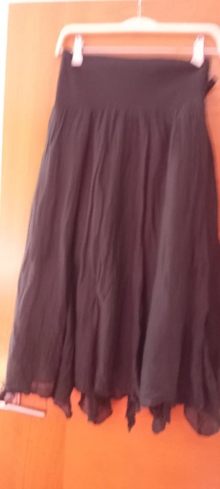 Falda larga negra talla S-XS