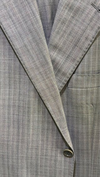Traje Chaqueta Boss Gris a rayas Talla 56